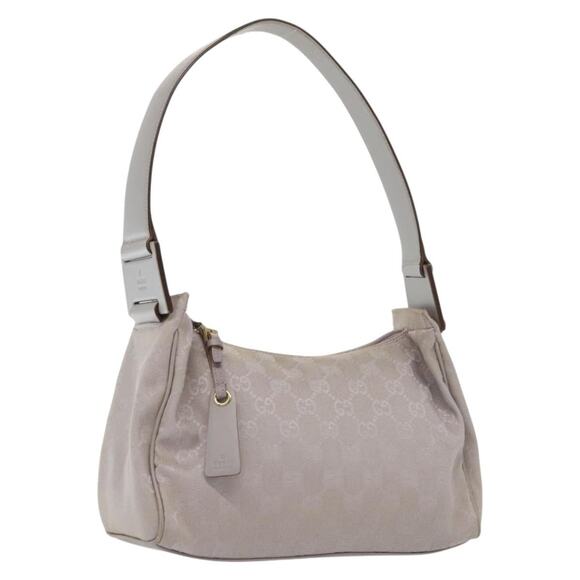 GUCCI GG Canvas Shoulder Bag Purple Gold - Picture 1 of 16
